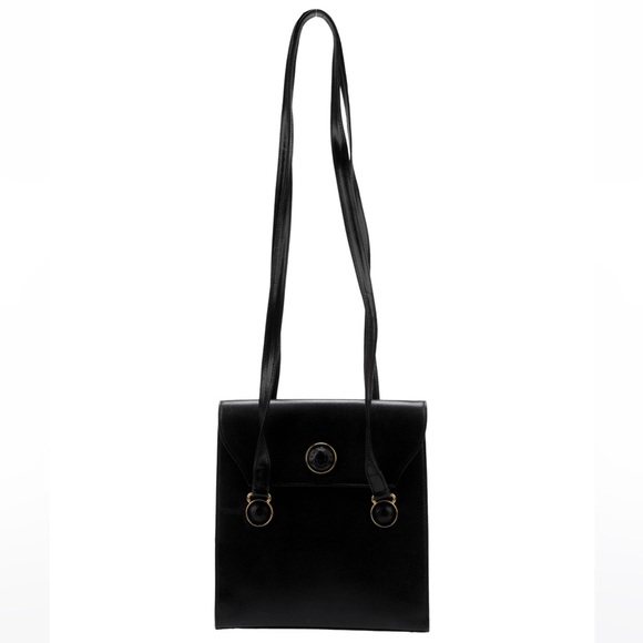 VERSACE Pebbled Leather Shoulder Bag - Picture 4 of 7